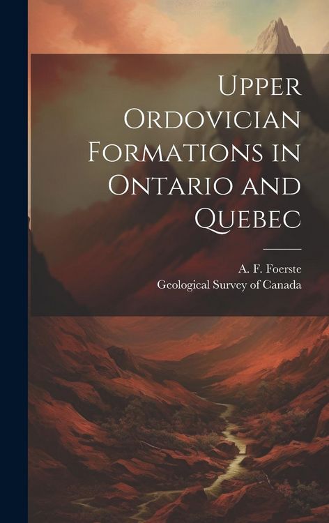 Produktbild: Upper Ordovician Formations in Ontario and Quebec [microform]