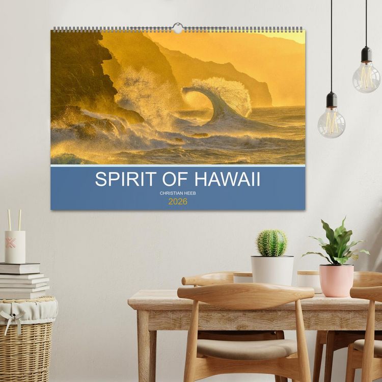 Produktbild: SPIRIT OF HAWAII (Wandkalender 2026 DIN A2 quer), CALVENDO Monatskalender