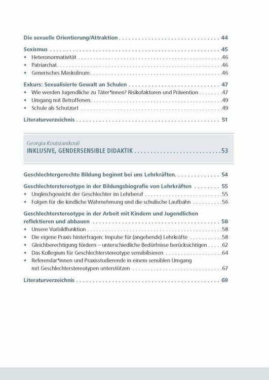 Produktbild: Geschlechtersensible P&auml;dagogik f&uuml;r Lehrkr&auml;fte