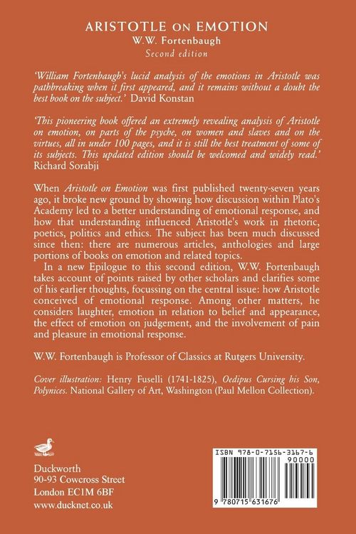 Produktbild: Aristotle on Emotion