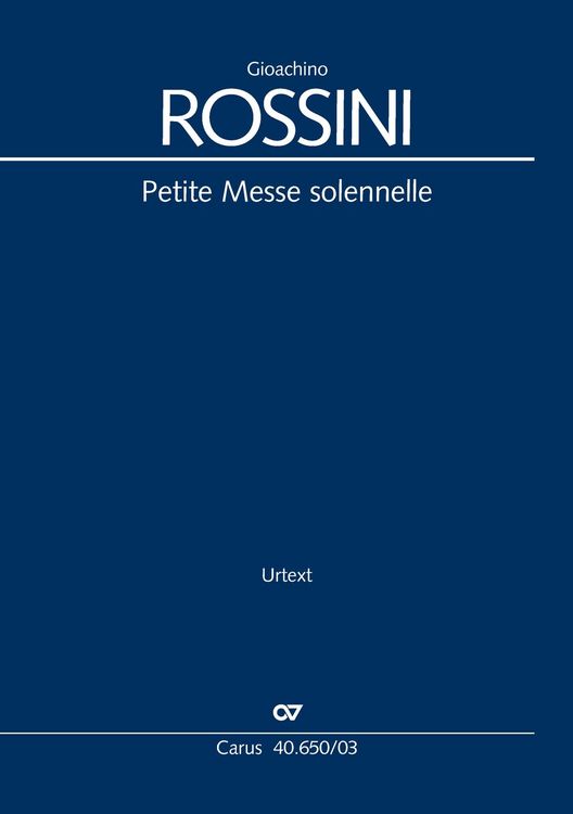 Produktbild: Petite Messe solennelle (Klavierauszug)