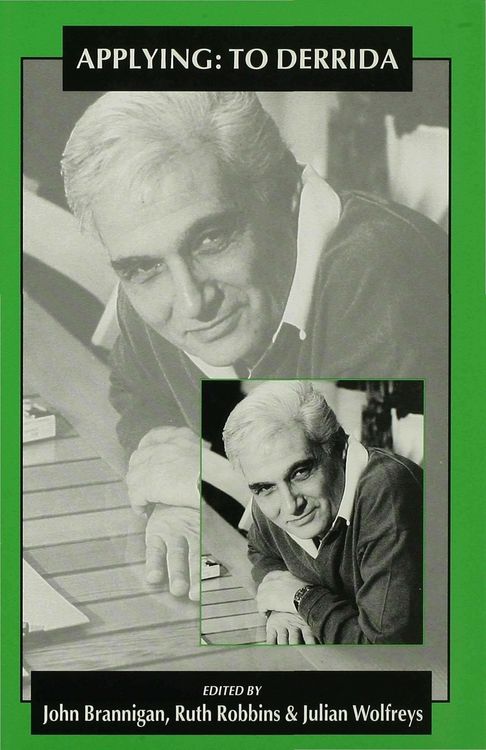 Produktbild: Applying: To Derrida