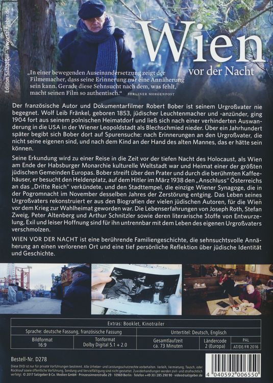 Produktbild: Wien vor der Nacht