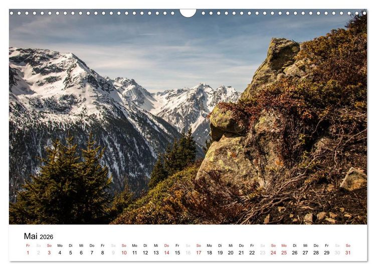 Produktbild: Bergpixel "kreuz und quer durch die Alpen" (Wandkalender 2026 DIN A3 quer), CALVENDO Monatskalender