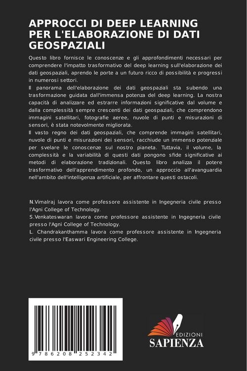 Produktbild: Approcci Di Deep Learning Per L'elaborazione Di Dati Geospaziali