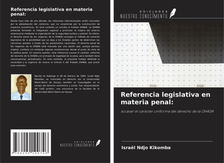 Produktbild: Referencia legislativa en materia penal: