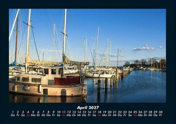 Produktbild: Boote 2027 Fotokalender DIN A4