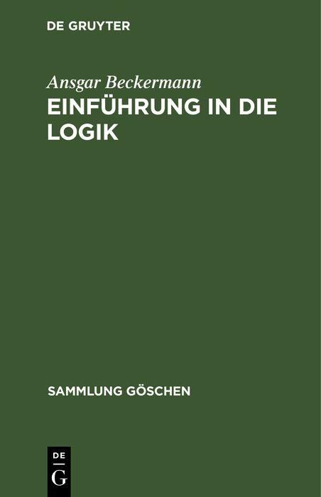 Produktbild: Einf&uuml;hrung in die Logik
