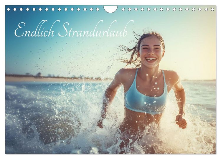 Produktbild: Endlich Strandurlaub (Wandkalender 2026 DIN A4 quer), CALVENDO Monatskalender