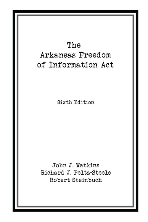 Produktbild: Arkansas Freedom of Information Act