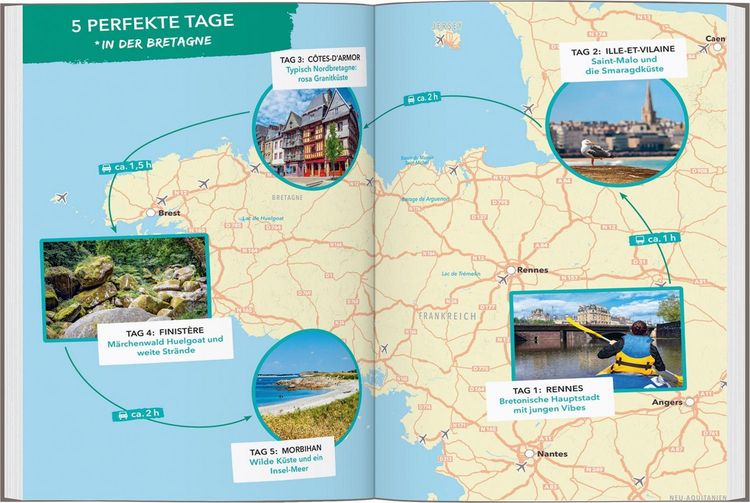 Produktbild: Marco Polo Outdoor Guide Reisef&uuml;hrer Bretagne
