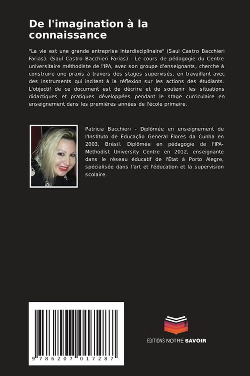 Produktbild: De l'imagination &agrave; la connaissance