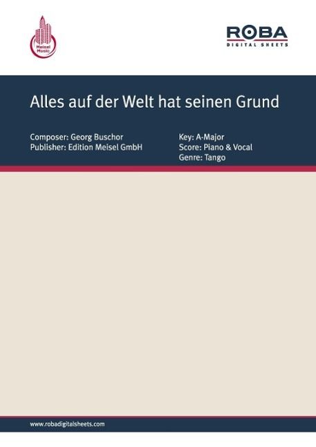 Produktbild: Alles auf der Welt hat seinen Grund