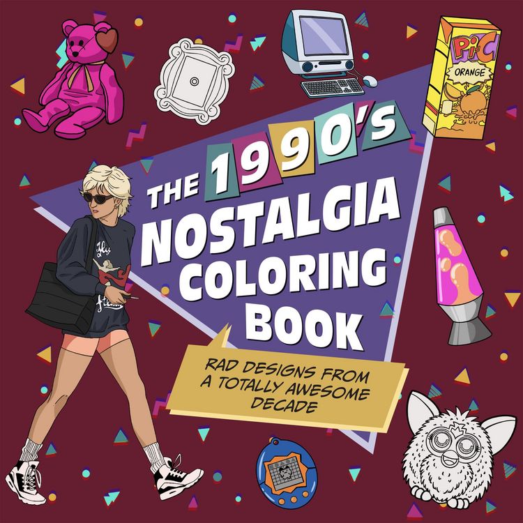 Produktbild: The 1990s Nostalgia Coloring Book
