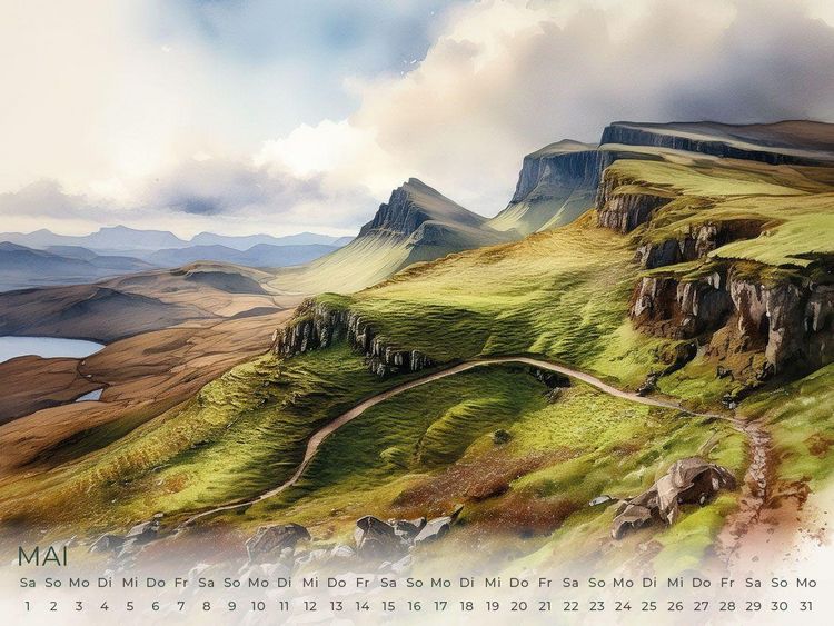 Produktbild: Schottland Artwork Edition Kalender 2027