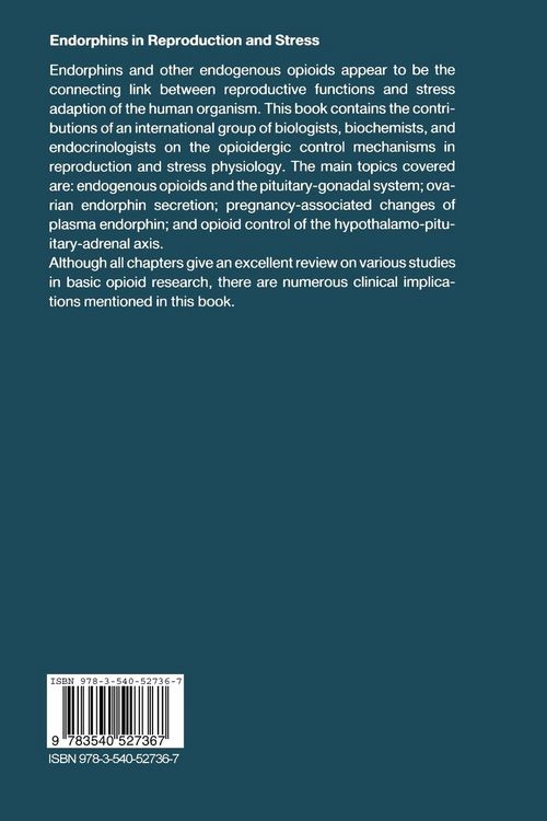 Produktbild: Endorphins in Reproduction and Stress
