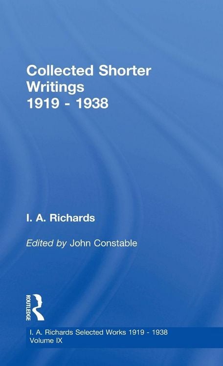 Produktbild: Collected Shorter Writings V9