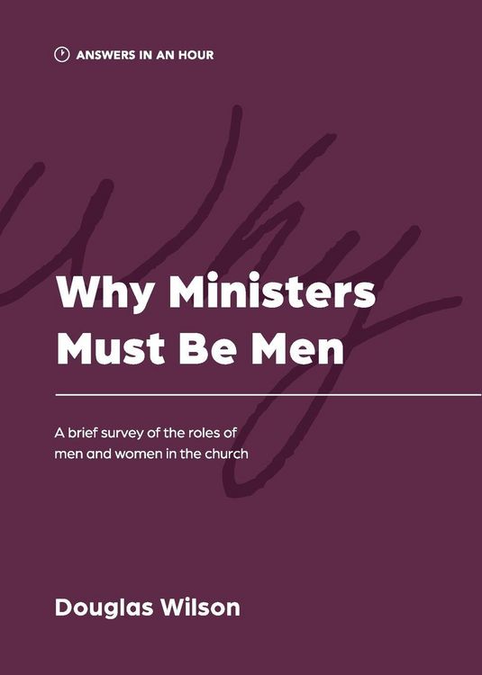 Produktbild: Why Ministers Must Be Men