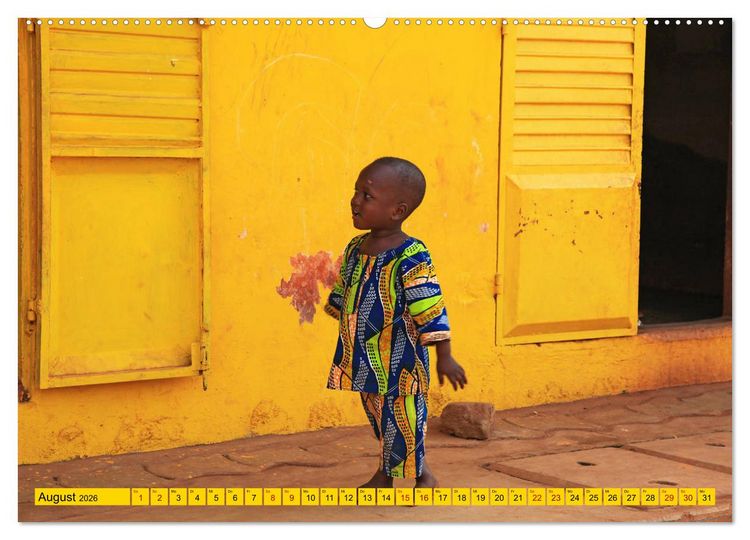Produktbild: Benin M&auml;rkte Farben Voodoo (Wandkalender 2026 DIN A2 quer), CALVENDO Monatskalender