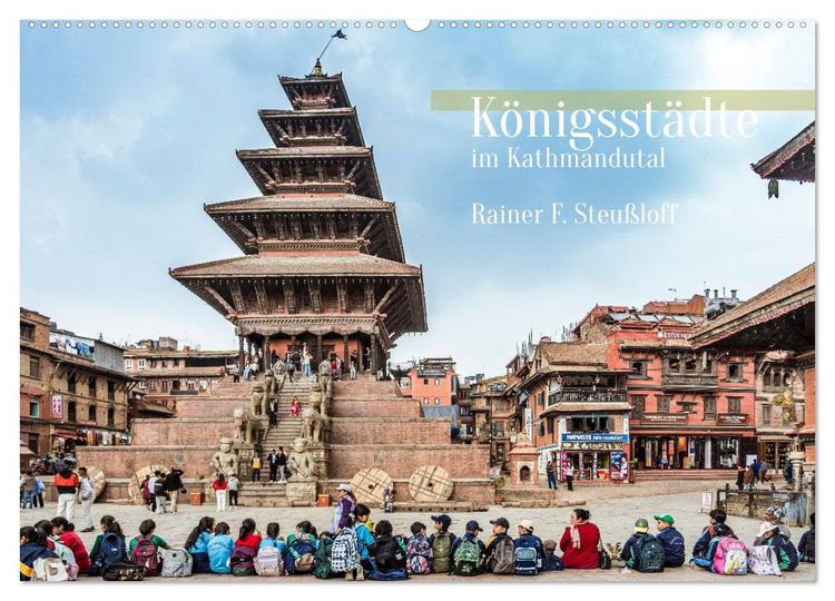 Produktbild: K&ouml;nigsst&auml;tte im Kathmandutal (Wandkalender 2026 DIN A2 quer), CALVENDO Monatskalender