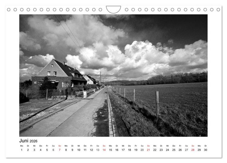 Produktbild: Bochum Black and White (Wandkalender 2026 DIN A4 quer), CALVENDO Monatskalender