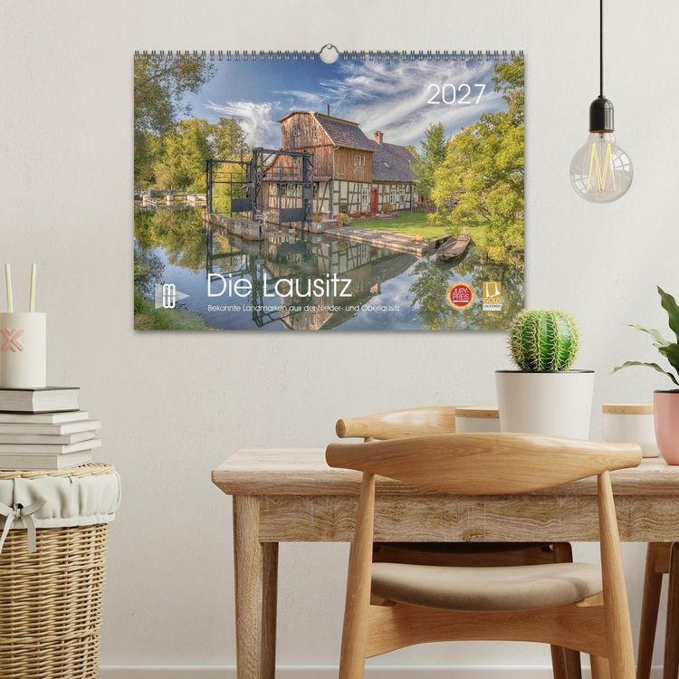 Produktbild: Die Lausitz - Landmarken der Nieder- und Oberlausitz (Wandkalender 2027 DIN A3 quer), CALVENDO Monatskalender