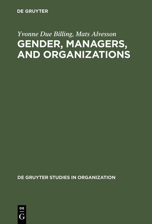 Produktbild: Gender, Managers, and Organizations