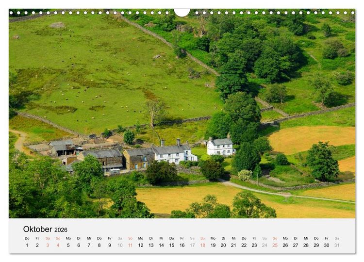 Produktbild: Sommer im Lake District (Wandkalender 2026 DIN A3 quer), CALVENDO Monatskalender