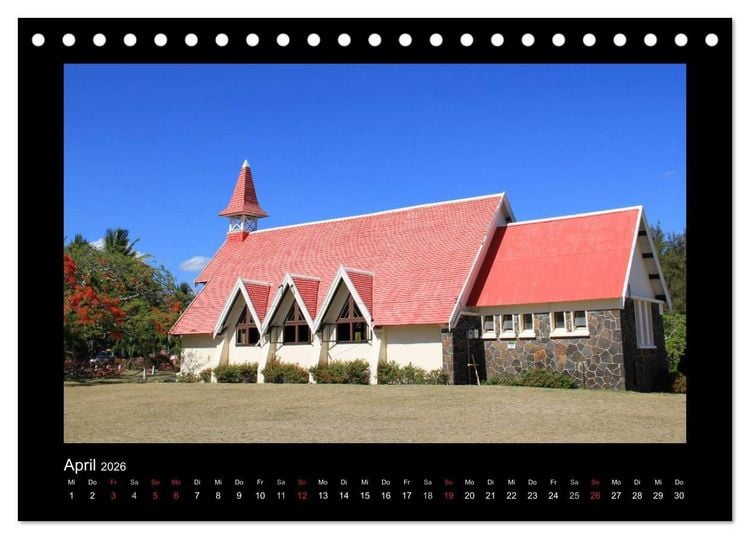 Produktbild: Mauritius - traumhaft und unvergesslich (Tischkalender 2026 DIN A5 quer), CALVENDO Monatskalender