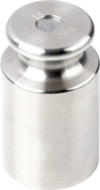 Produktbild: Kern Pr&uuml;fgewicht 357-09, OIML-Klasse M2, Nennwert 500 g, Knopf, Edelstahl feingedreht (OIML)
