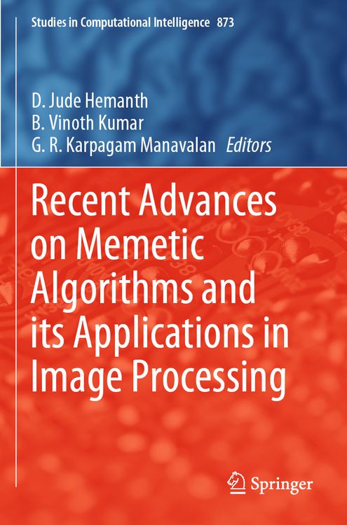 Produktbild: Recent Advances on Memetic Algorithms and its Applications in Image Processing