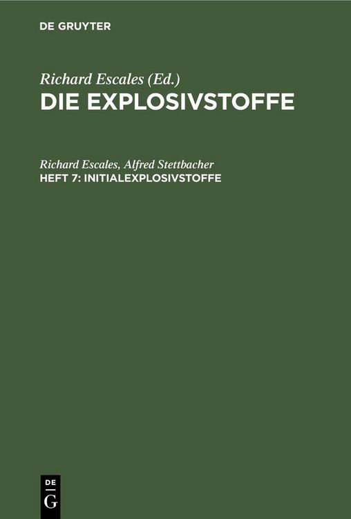 Produktbild: Initialexplosivstoffe