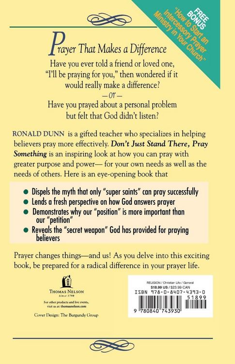 Produktbild: A Don't Just Stand There, Pray Something