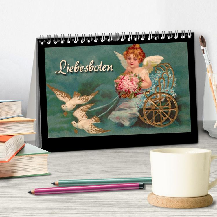 Produktbild: Liebesboten (Tischkalender 2026 DIN A5 quer), CALVENDO Monatskalender