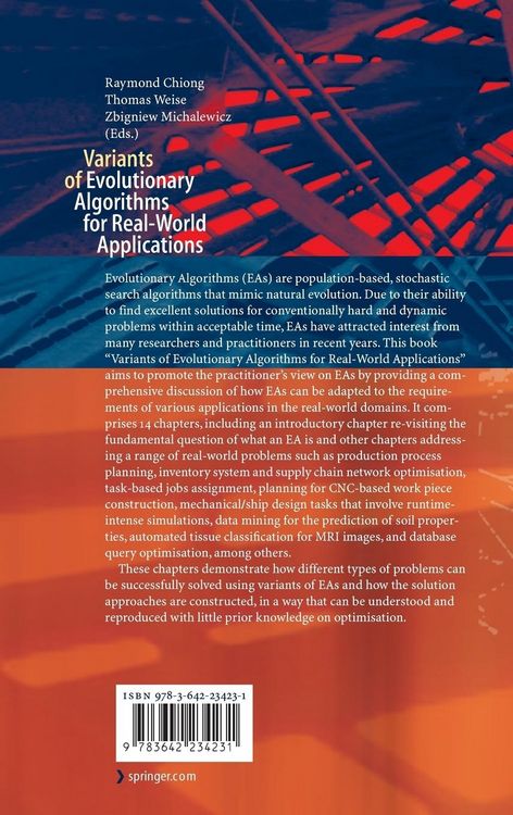 Produktbild: Variants of Evolutionary Algorithms for Real-World Applications