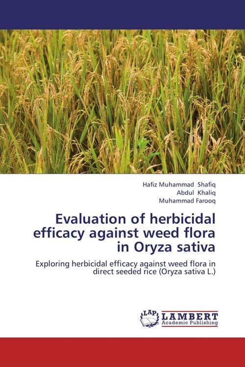Produktbild: Evaluation of herbicidal efficacy against weed flora in Oryza sativa