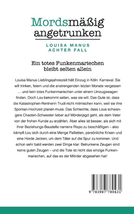 Produktbild: Mordsm&auml;&szlig;ig angetrunken