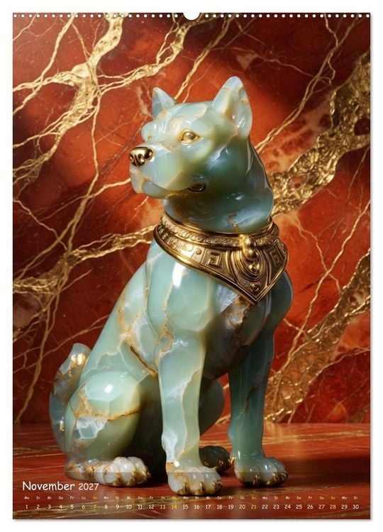 Produktbild: ZODIAK JADE IMPERIAL (hochwertiger Premium Wandkalender 2027 DIN A2 hoch), Kunstdruck in Hochglanz