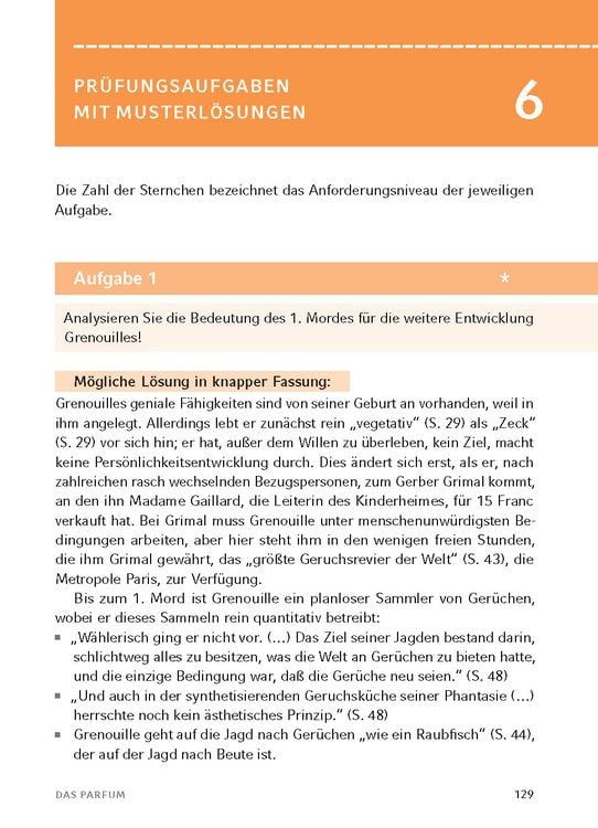 Produktbild: Das Parfum - Textanalyse und Interpretation