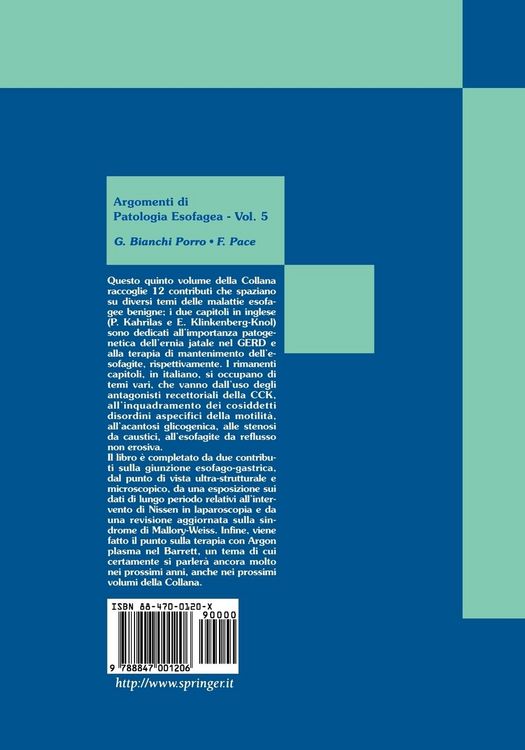 Produktbild: Argomenti di Patologia Esofagea
