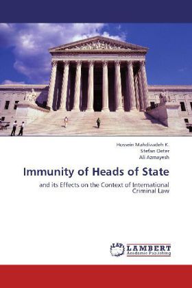 Produktbild: Mahdizadeh K. , H: Immunity of Heads of State