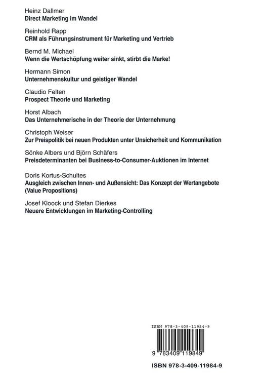Produktbild: Marketing - Management