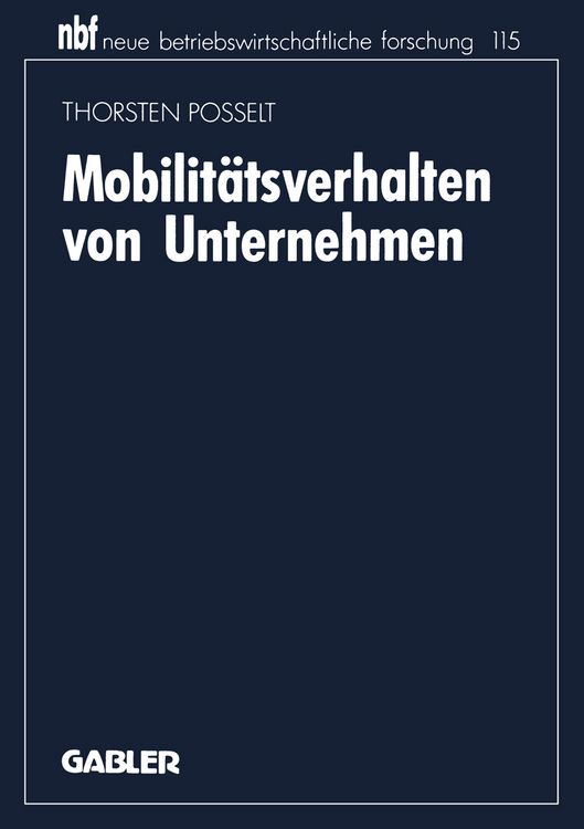 Produktbild: Mobilit&auml;tsverhalten von Unternehmen