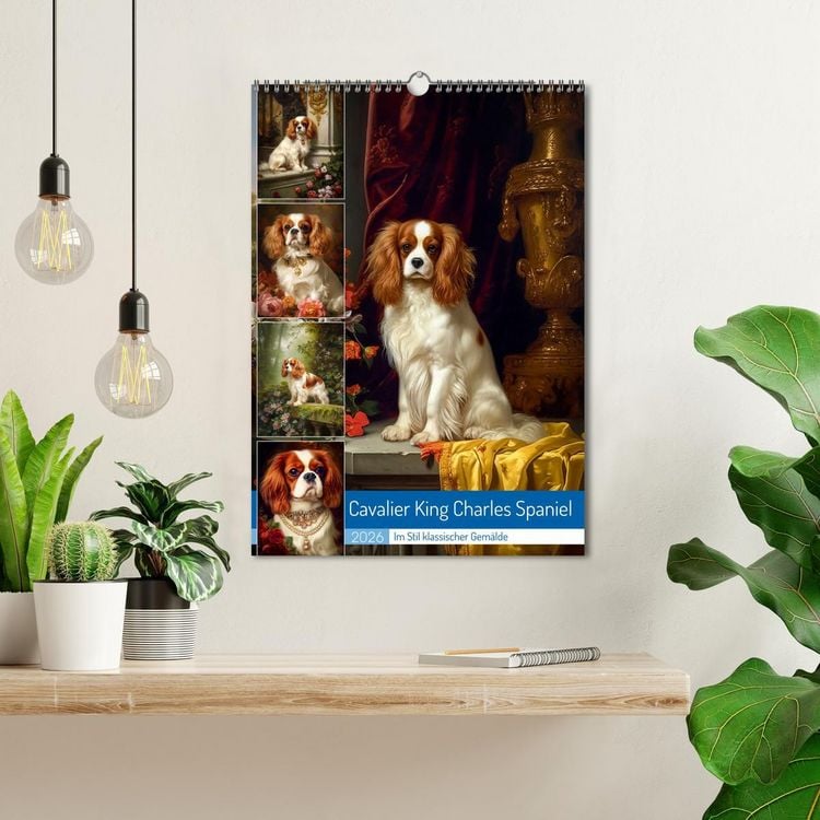 Produktbild: Cavalier King Charles Spaniel (Wandkalender 2026 DIN A3 hoch), CALVENDO Monatskalender
