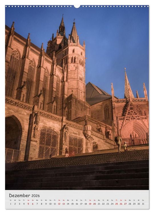 Produktbild: Erfurt - Zwischen Dom und Kr&auml;merbr&uuml;cke (Wandkalender 2026 DIN A2 hoch), CALVENDO Monatskalender