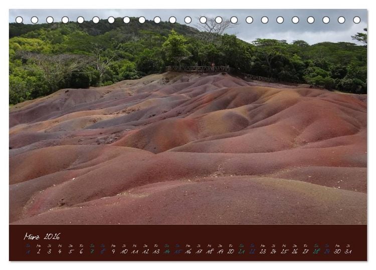 Produktbild: Indische Perle - Mauritius (Tischkalender 2026 DIN A5 quer), CALVENDO Monatskalender
