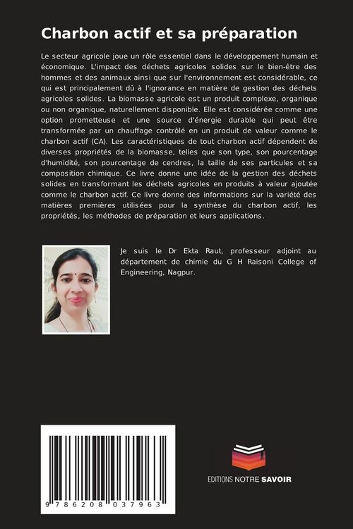 Produktbild: Charbon actif et sa pr&eacute;paration