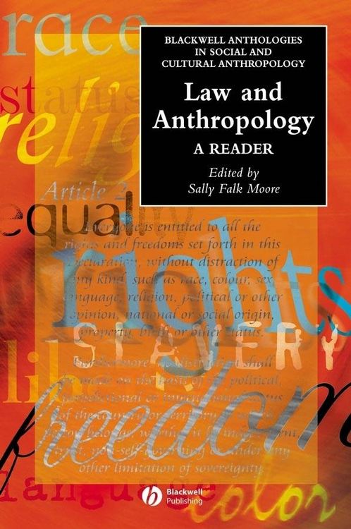 Produktbild: Moore, S: Law and Anthropology