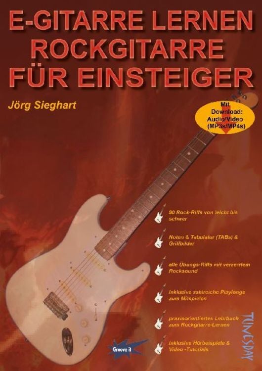 Produktbild: E-Gitarre lernen - Rockgitarre f&uuml;r Einsteiger