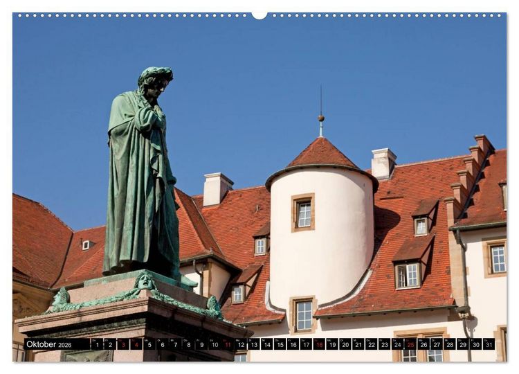 Produktbild: Landeshauptstadt Stuttgart (hochwertiger Premium Wandkalender 2026 DIN A2 quer), Kunstdruck in Hochglanz